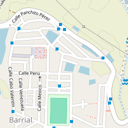 Mapa de Barrial, Gáldar, con la ubicación del local